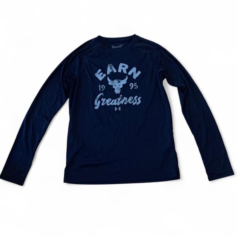 Under-armour kids Navy and Blue Shirt